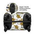 thumbnail image 6 of Uemuo Hohey Bee Golden2 Printed Washable Luggage Cover - Fashion Suitcase Protector Fits 18-32 Inch Luggage -X-Large, 6 of 9