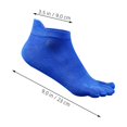 thumbnail image 2 of Milisten Cotton Toe Socks for Men Daily 2Pairs, 2 of 8