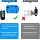 thumbnail image 2 of Dog Training Collar, Shock Collar for Dogs with Remote, 1 Receiver Rechargeable Dog Shock Collar, 3 Modes Beep Vibration and Shock Waterproof Bark Collar for Small, Medium, Large Dogs, 2 of 5
