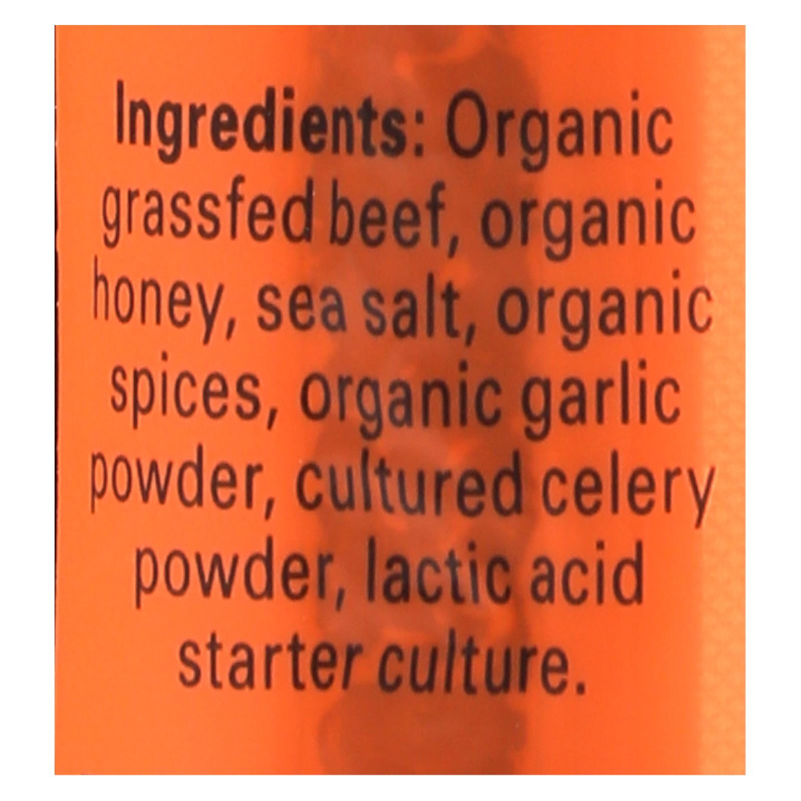 Mighty Organic, Organic 100% Grassfed Beef Mighty Stick, Original, 0.75oz, 24-pack