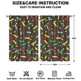 thumbnail image 2 of Ice Cream (2) Curtains-blackout Curtains Bedroom Decor Living Room Darkening Grommet Window Drapes 2 Panels Set 42"x 63", 2 of 2