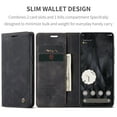 thumbnail image 5 of Feishell Slim Wallet Phone Case for Google Pixel 9 Pro XL,Premium PU Leather Magnetic Closure Folio ID Credit Card Slots Shockproof Protective Flip Kickstand Phone Cover,Black, 5 of 10