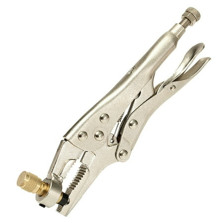 

Practical Workers Repair Locking Air Conditioner Pliers Refrigerant Recovery