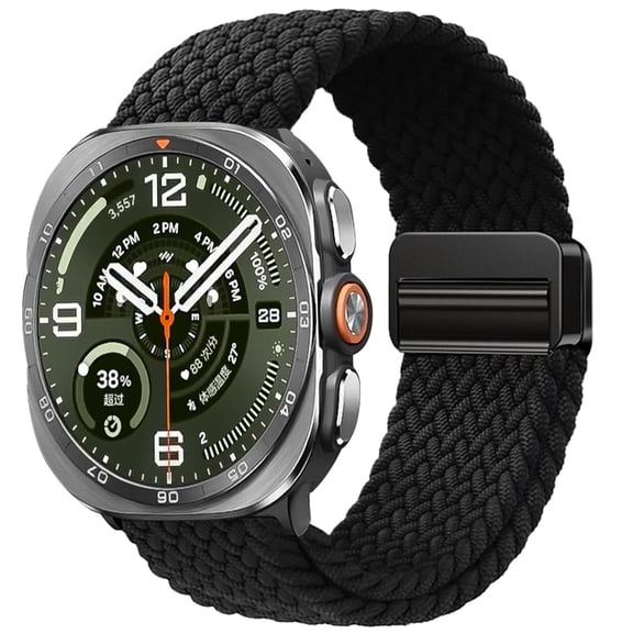 GadgetCom Watch Band Compatible with Samsung Galaxy Watch Ultra 2 1 , Magnetic Nylon Braided Strap