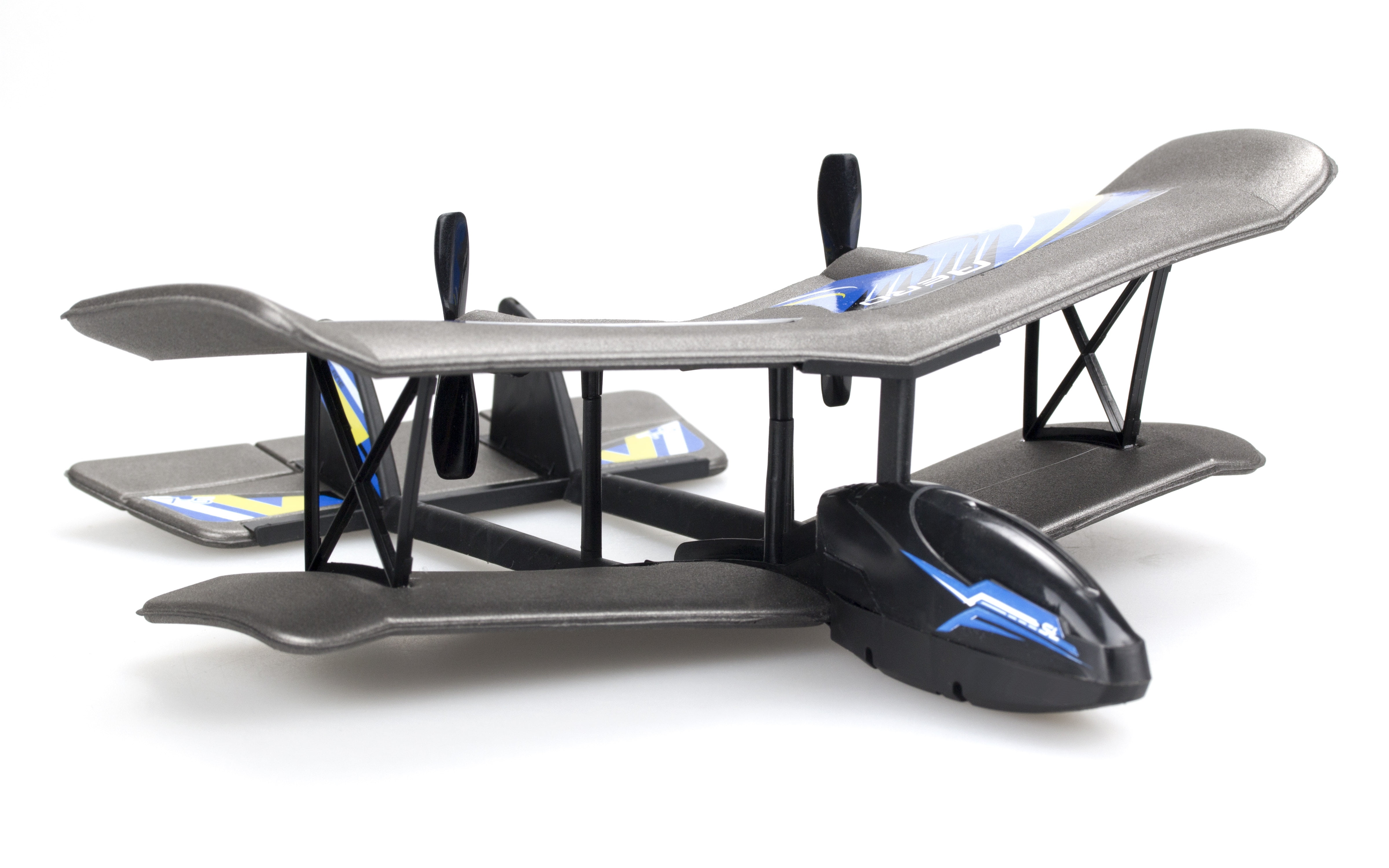 Silverlit Flybotic Bi-Wing Evo RC Plane- Blue