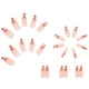 thumbnail image 2 of Fiudx Uñas Postizas de Longitud Media, 24 Tabletas con Diseño, Set de Uñas Adhesivas para Mujer (1 Ml), 2 of 6