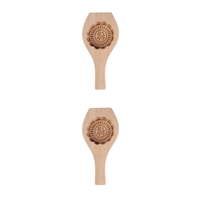 Kearding Mooncake Cake Molde de Candy Cookie Mold Baking tipo 4 2Conjunto