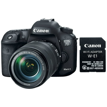 - Canon EOS 7D Mark II Digital SLR Camera & EF-S 18-135mm IS USM Lens & Wi-Fi Adapter Kit