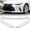 Painted White, variant on Stay Tuned Performance Front Bumper Lip 3pcs For 2021-2025 Lexus IS300 IS350 Base V-Style Carbon Look