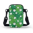 thumbnail image 2 of HELLHERO Cats Clover Adjustable Shoulder Strap Cross Body Purse Women Crossbody Bag with Double Deck for Messenger Bag, 2 of 7