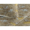 thumbnail image 3 of Ambesonne Retro Quilted Bedspread Set 3 Pcs, Floral Art in Warm Colors, Queen, Dark Mustard and Sand Brown, 3 of 4