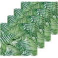 thumbnail image 2 of SKYSONIC Palm Leaf Washcloths Set of 4, Highly Absorbent Soft Cotton Fingertip Towels for Bathroom, Kitchen, Gym, Spa, Home Decor 12 x 12 Inch, 2 of 7