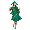 thumbnail image 1 of Diconna Costume de Cosplay Parent-Enfant, Robe en Forme de Sapin de Noël, 1 of 5