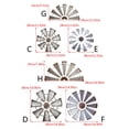 thumbnail image 4 of Iron Windmill Wall Decor for Farmhouse Home Metal Wall Art Ornaments Iron Hangings Decoration Unique Design, 4 of 8