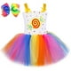 thumbnail image 1 of 2023 niñas Arco Iris Color caramelo princesa vestido Prium Cosplay disfraz Lollipop Sauna banda cumpleaños fiesta ropa niños vacaciones ropa zhangyuxiang unisex, 1 of 2