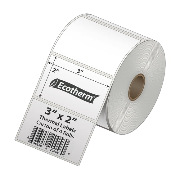 Etiquetas térmicas 3x2 4 rollos 2940 para Zebra, Munbyn, Rollo
