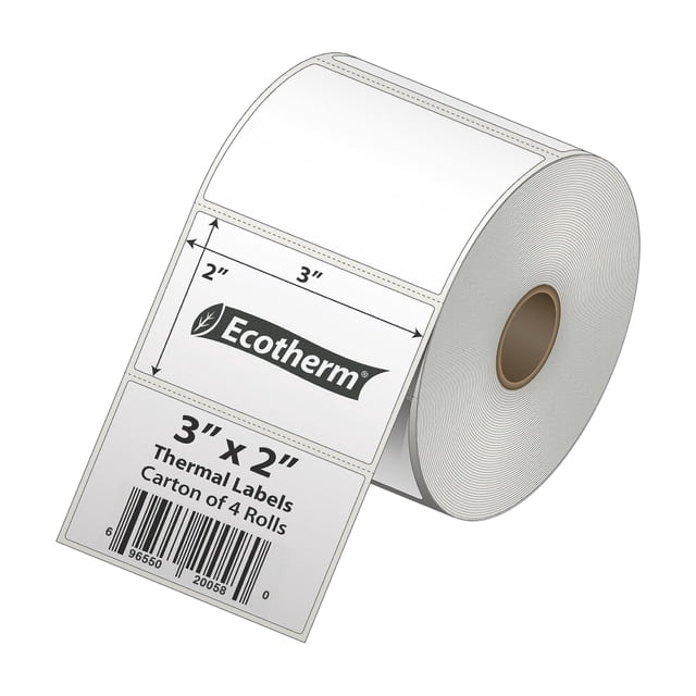Etiquetas térmicas 3x2 4 rollos 2940 para Zebra, Munbyn, Rollo