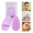 Purple, variant on RUBY VIBE CO GentleGlow Face Brush, Super Soft Silicone Face Cleansing & Massaging Brush for Sensitive & Dry Skin, Purple