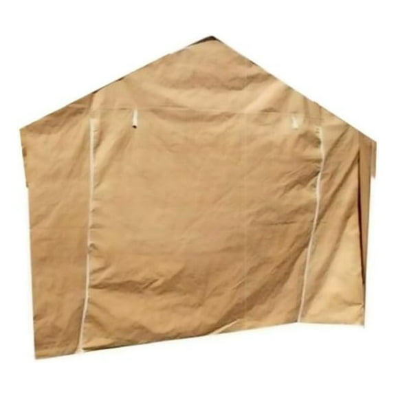 10X20 Canopy Tarp Carport (Front Panel) Front Panel Beige