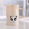 thumbnail image 2 of Soporte creativo para pasta de dientes y cepillo de dientes, taza para lavar el baño, tazas para hacer gárgaras, tazas bonitas (Beige), 2 of 2