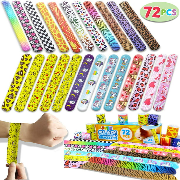 Roblox Valentines Day Cards Toy 72 Pcs Slap Bracelets Valentines Day Party Favors Pack 24 Designs With Colorful Hearts Animal Emoji And Unicorn For Valentines Gift And Classroom Exchange Walmart Com Walmart Com - roblox unicorn toy