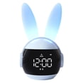 thumbnail image 1 of Cute Bunny Digital Alarm Clock For Kids Control And Rechargeable Sleep Trainer Clock For Boys Girls Bedroom, 1 of 7