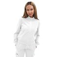 thumbnail image 5 of Fubu Women's Zip Front Warm-Up Scrub Jacket Medical Nursing Uniform, 5 of 6
