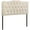 Ivory, variant on Rosebery Kids Queen Tufted Panel Headboard in Beige