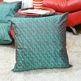 thumbnail image 2 of Handmade Eco-Friendly 16''x16'' Decorative Cushion Covers Floral Silk Green Indoor Pack Of 10, 2 of 3
