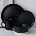 thumbnail image 4 of Stone + Lain Jules Stoneware Collection Dinnerware Set, 16-Piece Service for 4, Black, 4 of 6