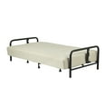 thumbnail image 6 of Homy Casa Modern Convertible Sofa Bed with Metal Frame,Loveseats for Apartments, Beige, 6 of 9