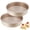 Gold, variant on HONGBAKE 9 Inch Round Cake Pan Set of 2, Nonstick Ceramic Cake Pans for Baking, Diamond Texture Aluminized Steel Bakeware, Heavy Duty Round Cake Pans for Cheesecake & Layer Cakes (Cream)