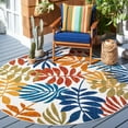 thumbnail image 1 of SAFAVIEH Cabana Elouise Floral Indoor/Outdoor Area Rug, 1 of 9