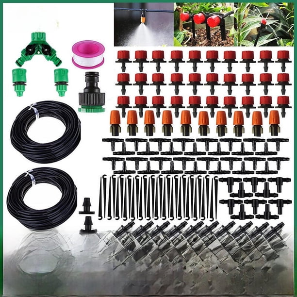 Dispositivo de riego por goteo para bricolaje, humidificación de jardinería, enfriamiento, sistema de riego por goteo automático
