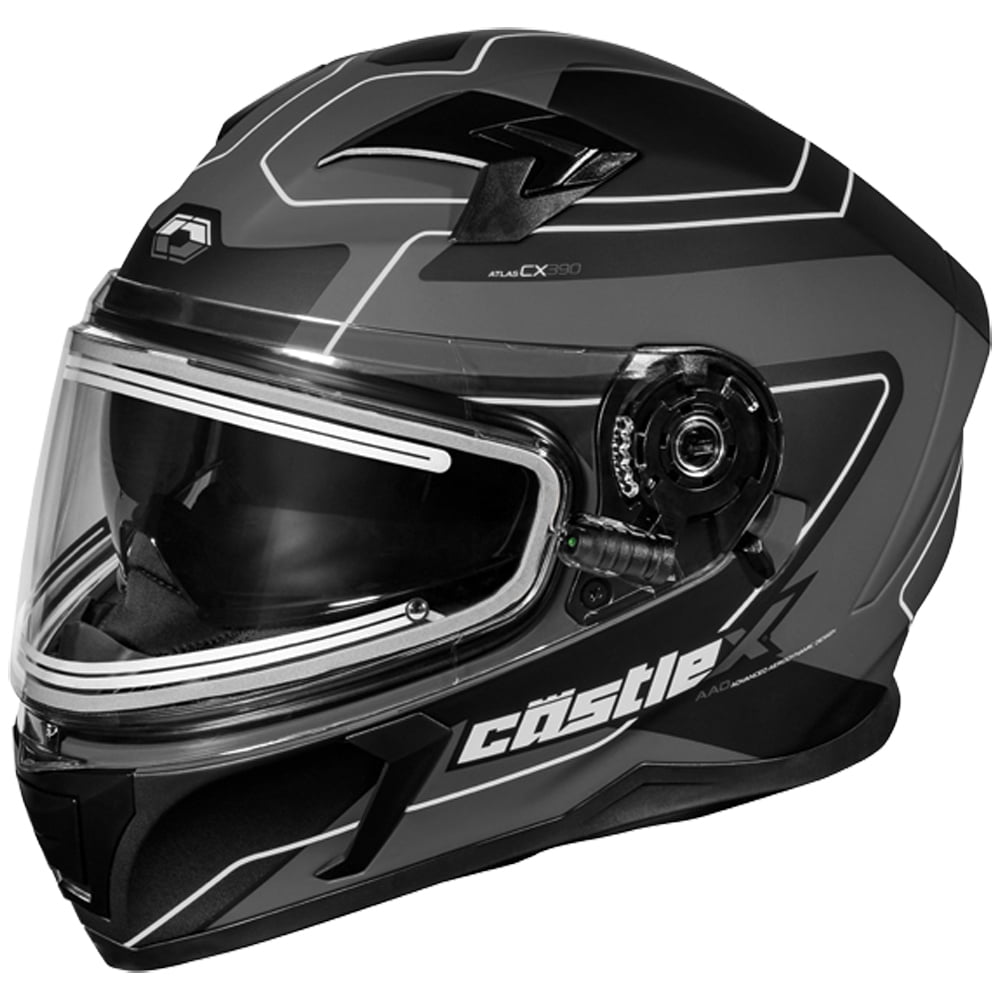 Castle X, 3624172, Adult Full Face Helmet Heated Shield DOT