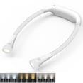 thumbnail image 1 of Luz LED de lectura para el cuello, 3 colores, 6 niveles de brillo, brazos flexibles, recargable, de larga duración, perfecta para leer, tejer, acampar, reparar Fokelyi 2034422, 1 of 9