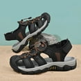 thumbnail image 6 of Men Summer Sport Sandals Athletic Beach Water Hiking Shoes Comfort Breathable Casual Non-slip Indoor Outdoor Sandal, 6 of 15