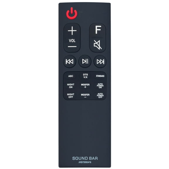 AKB75595416 Replace Remote Control for LG Soundbar SK5Y SK5