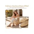 thumbnail image 2 of BLISSFUL STEP Women's Mesh Round Toe Slip on Slides Flats Sandals Gold 7.5, 2 of 6