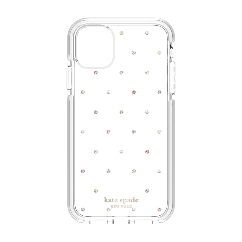Kate Spade Defensive Hardshell Case Pin Dot Gems for iPhone 11 Cases -  