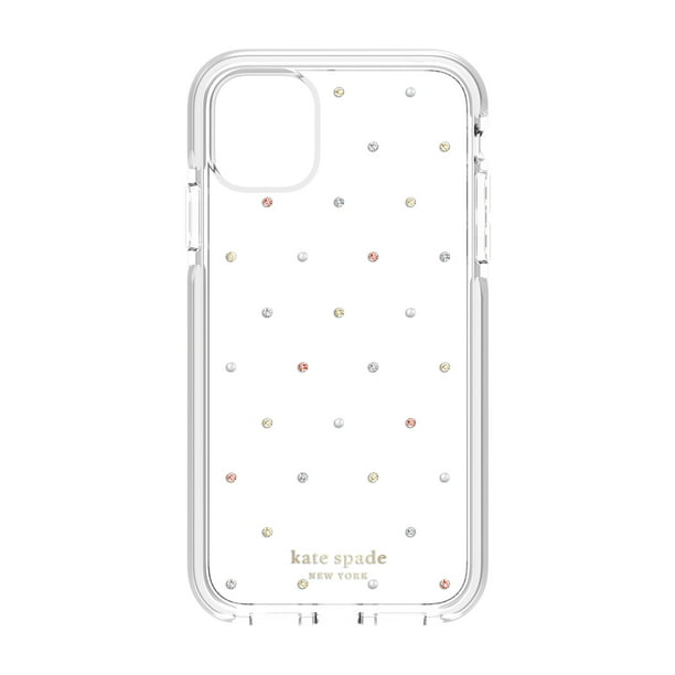 Kate Spade Defensive Hardshell Case Pin Dot Gems for iPhone 11 Cases -  