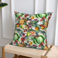 thumbnail image 6 of Throw Pillow Covers, Vegan1 Soft Square Pillow Cases with Invisible Zipper for Couch Bed Sofa, Farmhouse Fall Home Decor 18"x18", 6 of 7