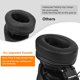 thumbnail image 5 of Almohadillas de espuma de cuero PU para Audio-Technica ATH M50X/M40X, HyperX Cloud/Flight/Alpha, SteelSeries Arctis 3/5/7/9X/Pro, Turtle Beach Stealth 420X/600, Sony MDR 7506, 5 of 5