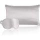 thumbnail image 1 of Natural Silk Pillowcase With Eye Mask, 100% Grade 6a Mulberry Silk Envelope Pillow Cover, 1 of 5