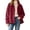 RD1, variant on Womens Sherpa Jacket Winter Warm Soft Jacket Soft, Cozy, Long Sleeve, Pockets, Winter Wear, Casual (White L)