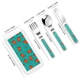 thumbnail image 2 of Kdxio Colorful Crab Toddler Utensils Set - Kids Silverware Set, Set Kids Utensils Set with Case for Preschooler Children, 2 of 8