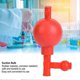 thumbnail image 5 of Lab Rubber Suction Bulb Safe Quantitative Pipette Ball with 3 Openings Red, 5 of 5