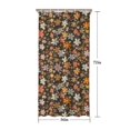 thumbnail image 5 of Pioneer Flower Floral Print Pattern Shower Curtain 36”x72", Bathroom Decorative Shower Curtain Set with 12 Hooks, Waterproof Washable, 5 of 6