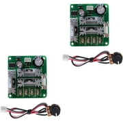 Treedix 2pcs12V~40V 10A PWM DC Motor Speed Control Switch Controller Voltage Regulator Dimmer