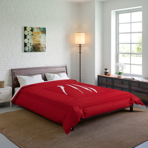 Effete Feline Claw Marks Scratch Comforter